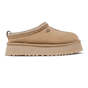 UGG Tazz “Mustard Seed” Tan Platform Slippers